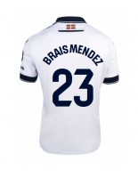 Real Sociedad Brais Mendez #23 Alternativní Dres 2023-24 Krátký Rukáv